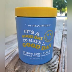 BODY PRESCRIPTIONS 'It's A Good Day To Have A Good Day' Citrus Vit C Body Scrub